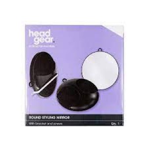 Head Gear Round Styling Mirror